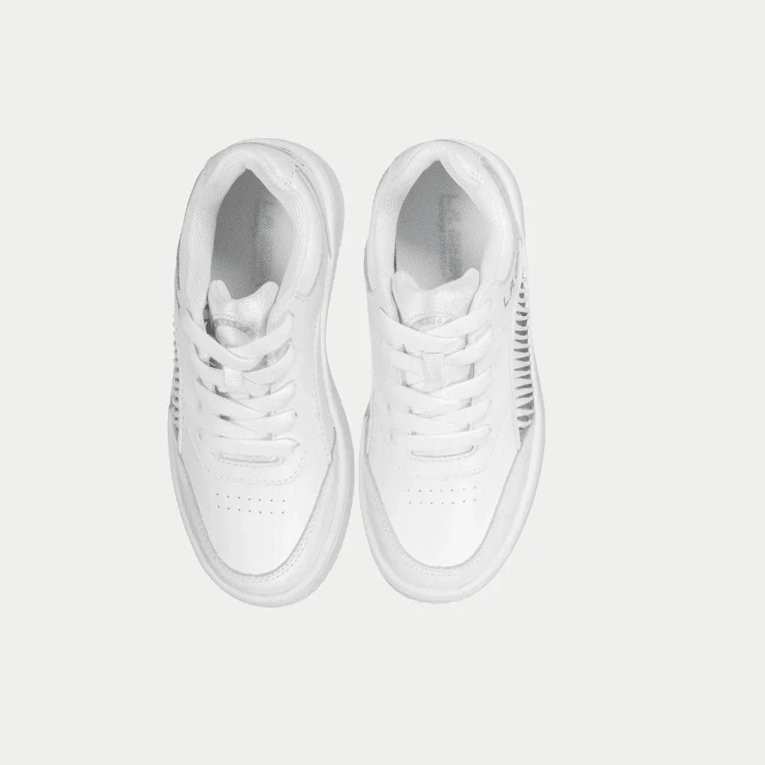 LA Gear Kids Flame Lowtop | White - Willow & Luna