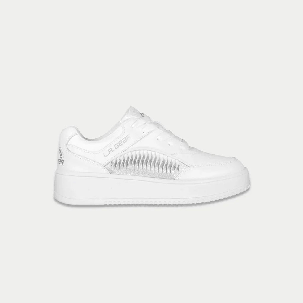 LA Gear Kids Flame Lowtop | White - Willow & Luna