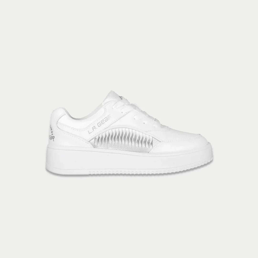 LA Gear Kids Flame Lowtop | White - Willow & Luna