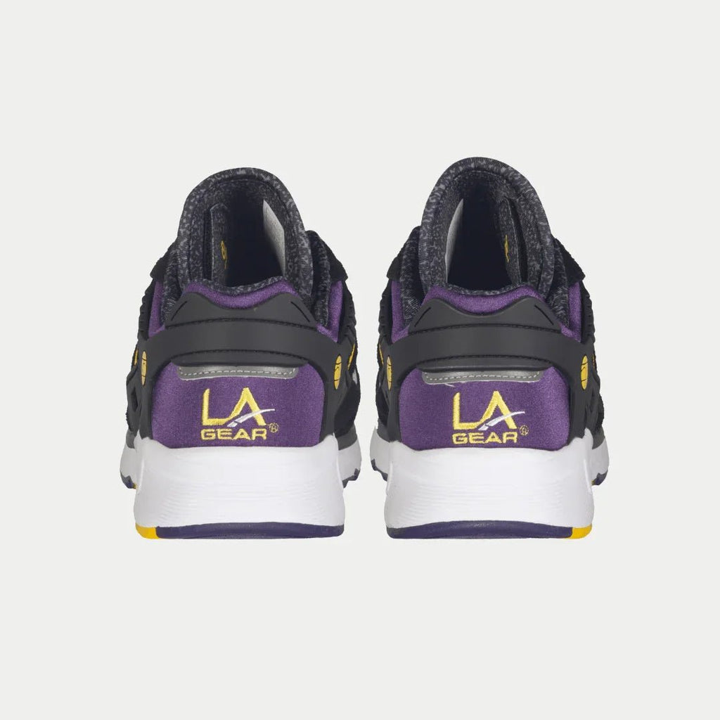LA Gear Men's Catapult Light - Up Lowtop | Black x Purple x Yellow - Willow & Luna