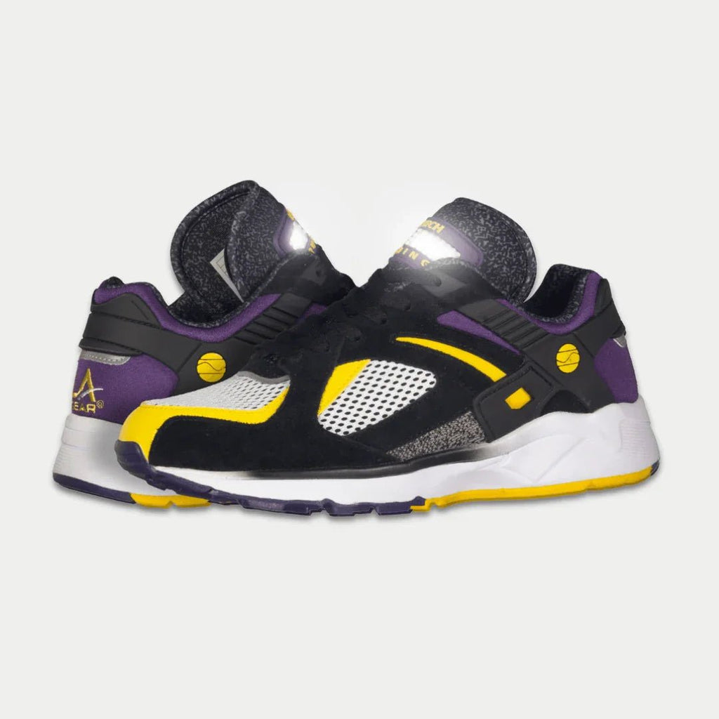 LA Gear Men's Catapult Light - Up Lowtop | Black x Purple x Yellow - Willow & Luna