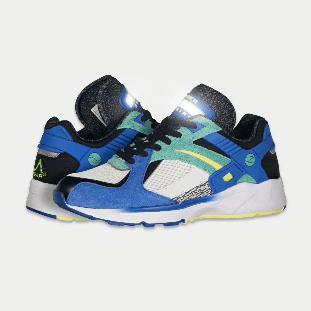 LA Gear Men's Catapult Light - Up Lowtop | Blue x Green - Willow & Luna