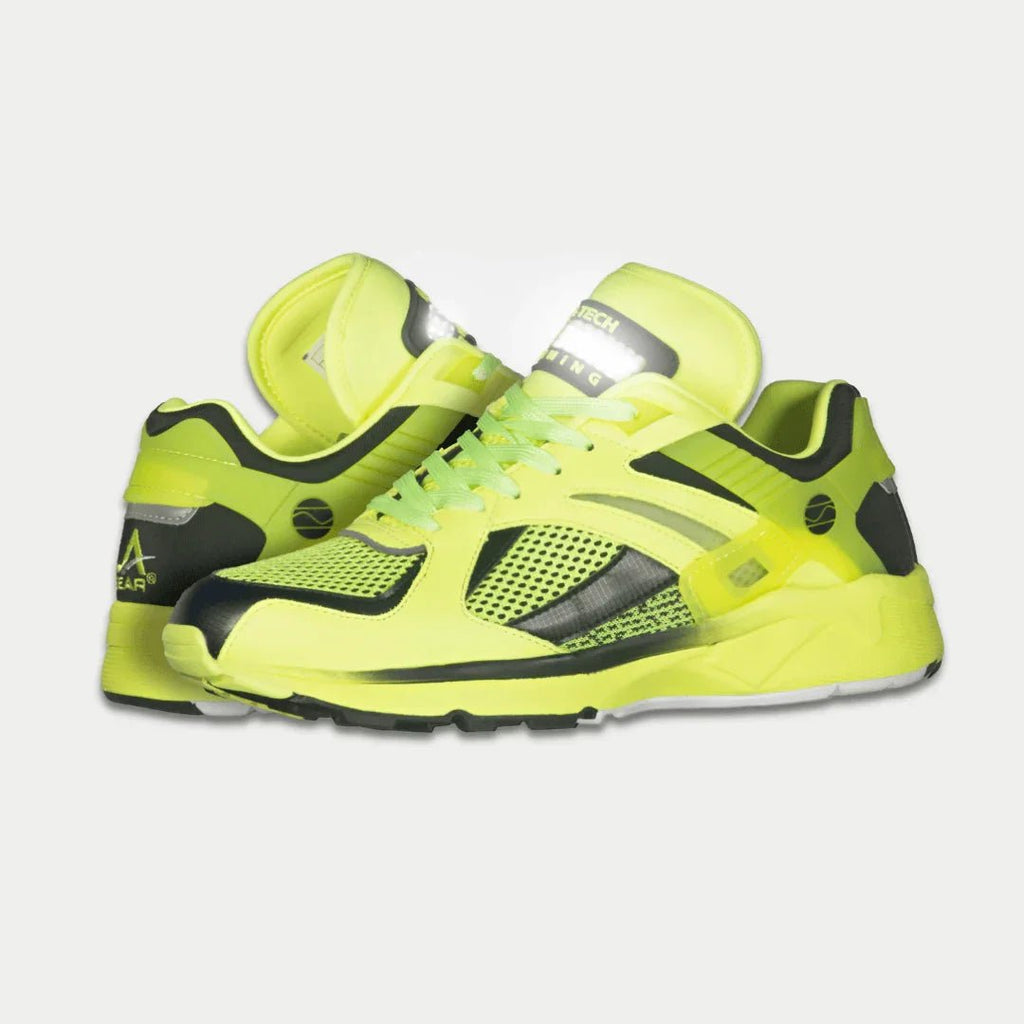 LA Gear Men's Catapult Light - Up x Glow Lowtop | Neon Yellow x Black - Willow & Luna