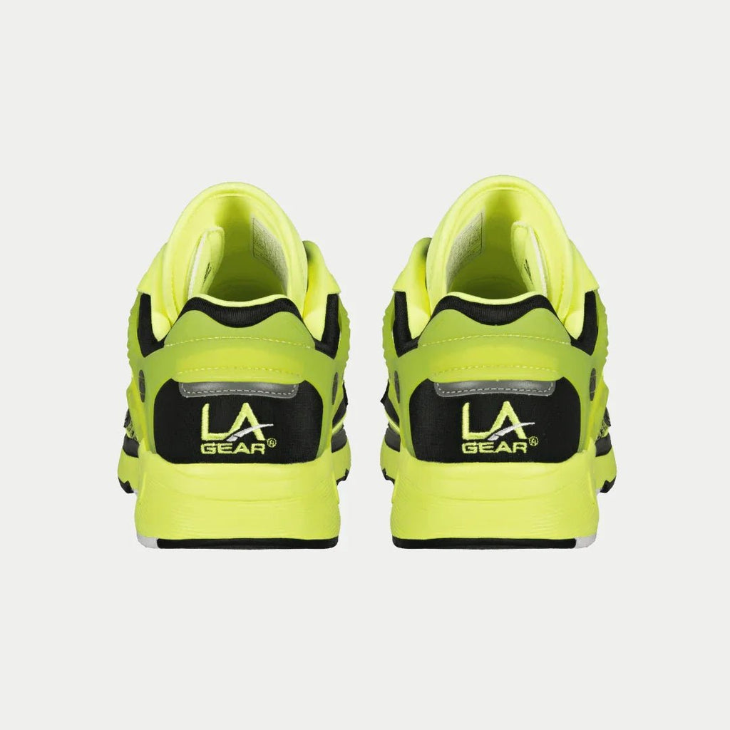 LA Gear Men's Catapult Light - Up x Glow Lowtop | Neon Yellow x Black - Willow & Luna