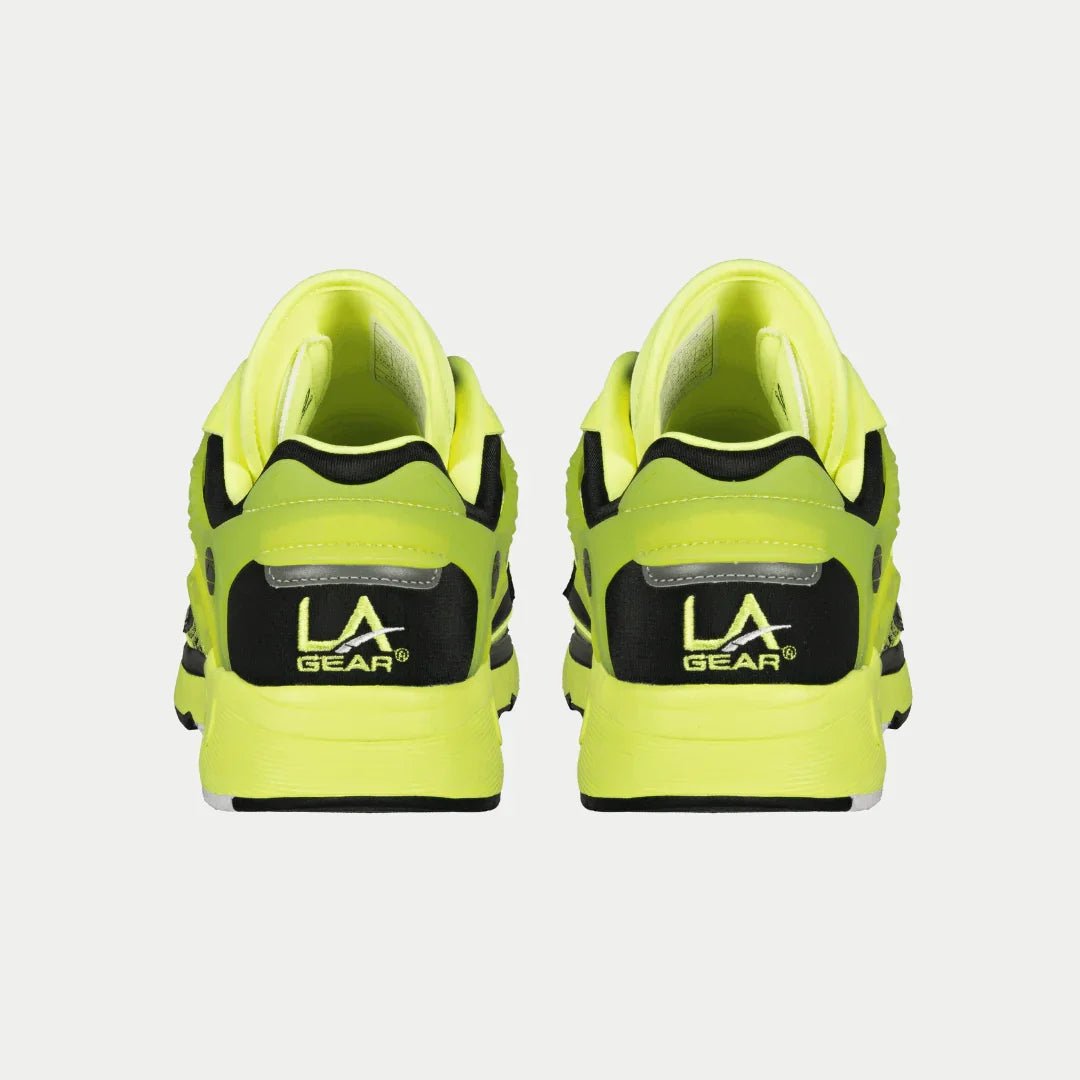 LA Gear Men's Catapult Light - Up x Glow Lowtop | Neon Yellow x Black - Willow & Luna