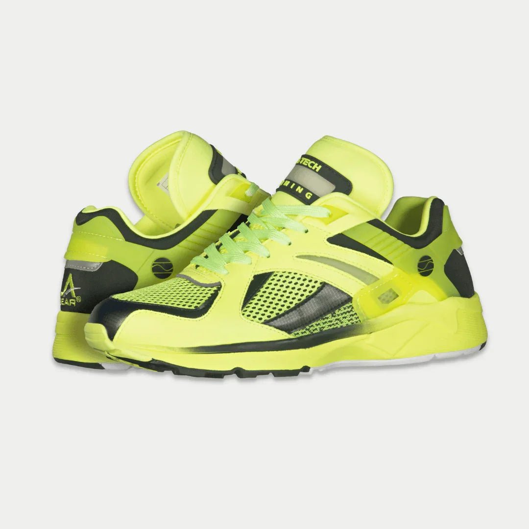 LA Gear Men's Catapult Light - Up x Glow Lowtop | Neon Yellow x Black - Willow & Luna