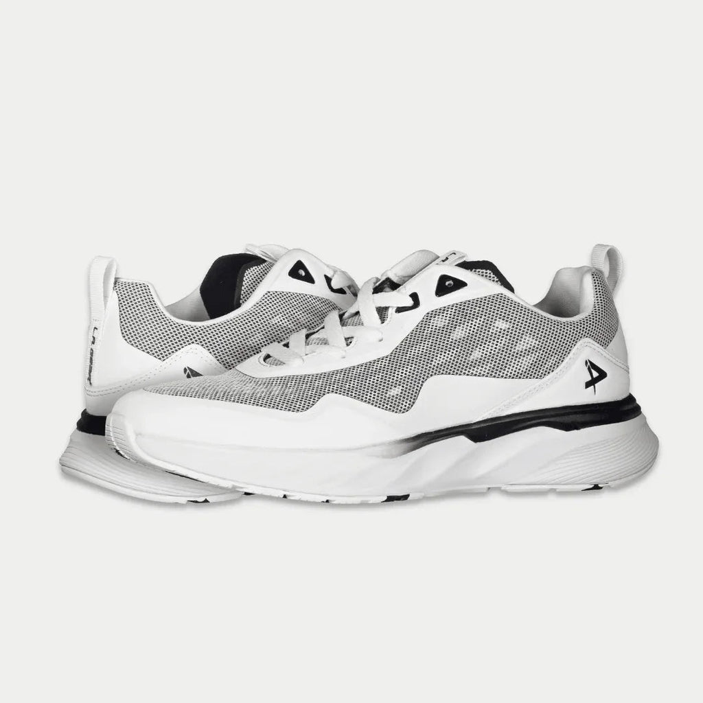 LA Gear Men's Highland Lowtop | White x Black - Willow & Luna