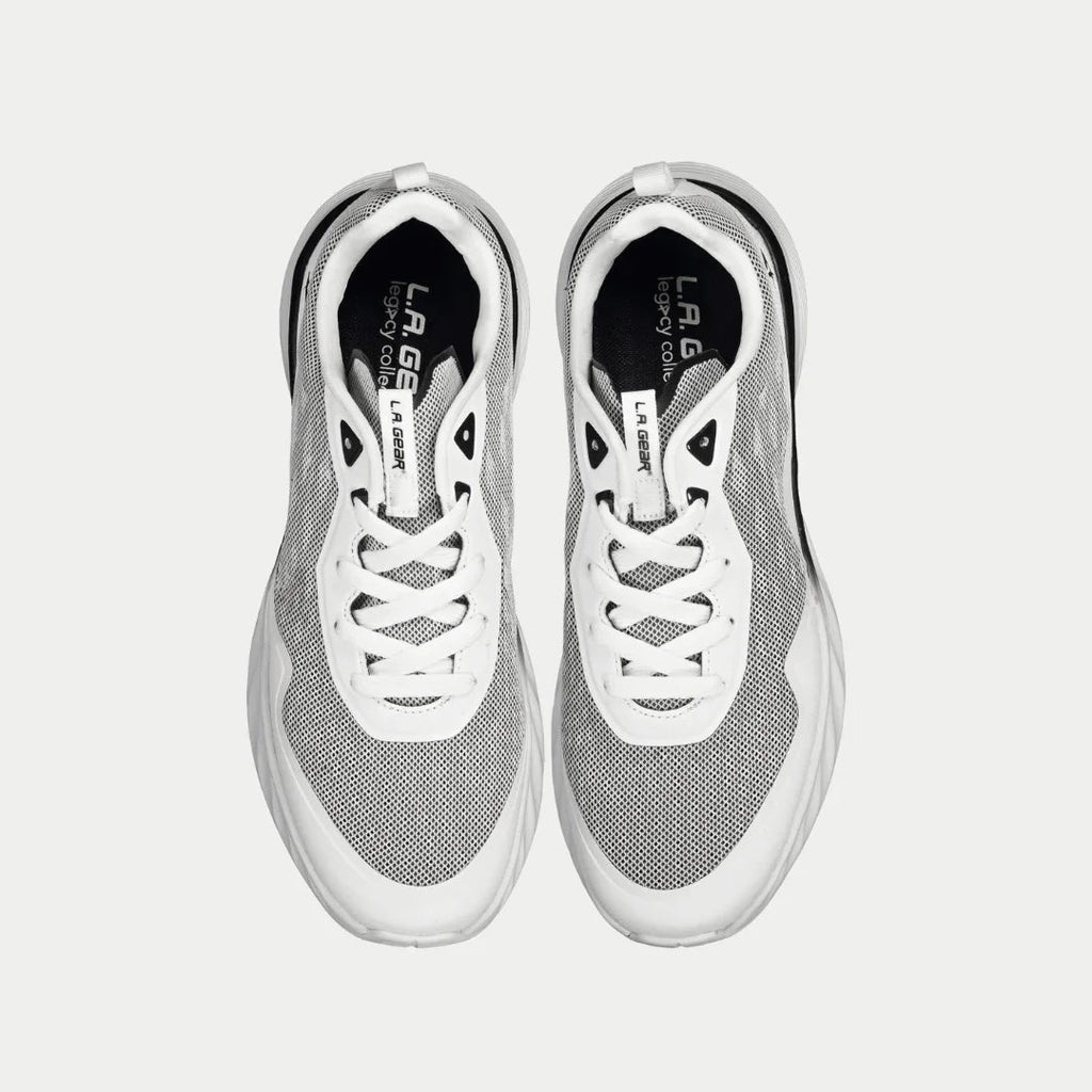 LA Gear Men's Highland Lowtop | White x Black - Willow & Luna