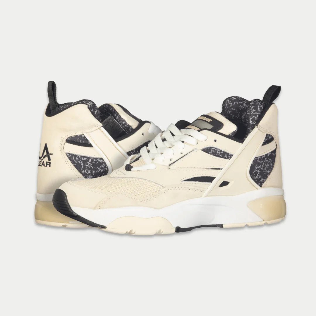 LA Gear Men's Turbo Light - Up Mid | Off - White x Black - Willow & Luna
