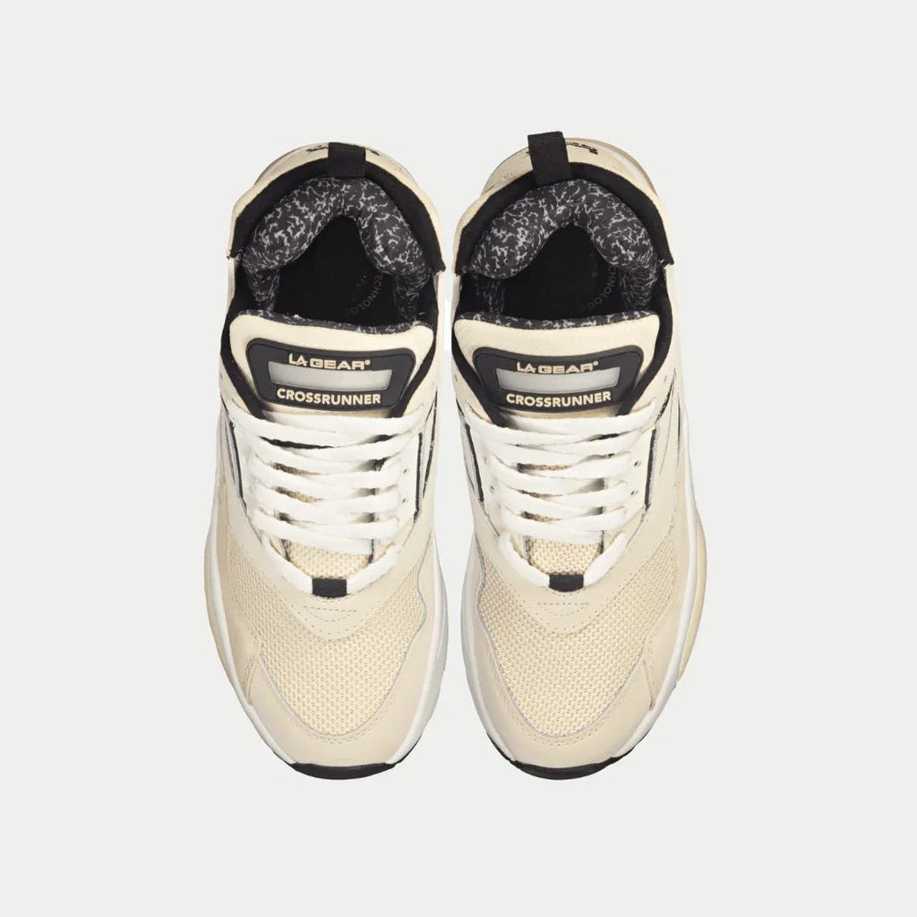 LA Gear Men's Turbo Light - Up Mid | Off - White x Black - Willow & Luna