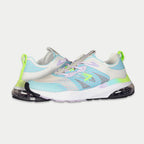 LA Gear Women’s Artesia Lowtop | Gray x Light Blue - Willow & Luna
