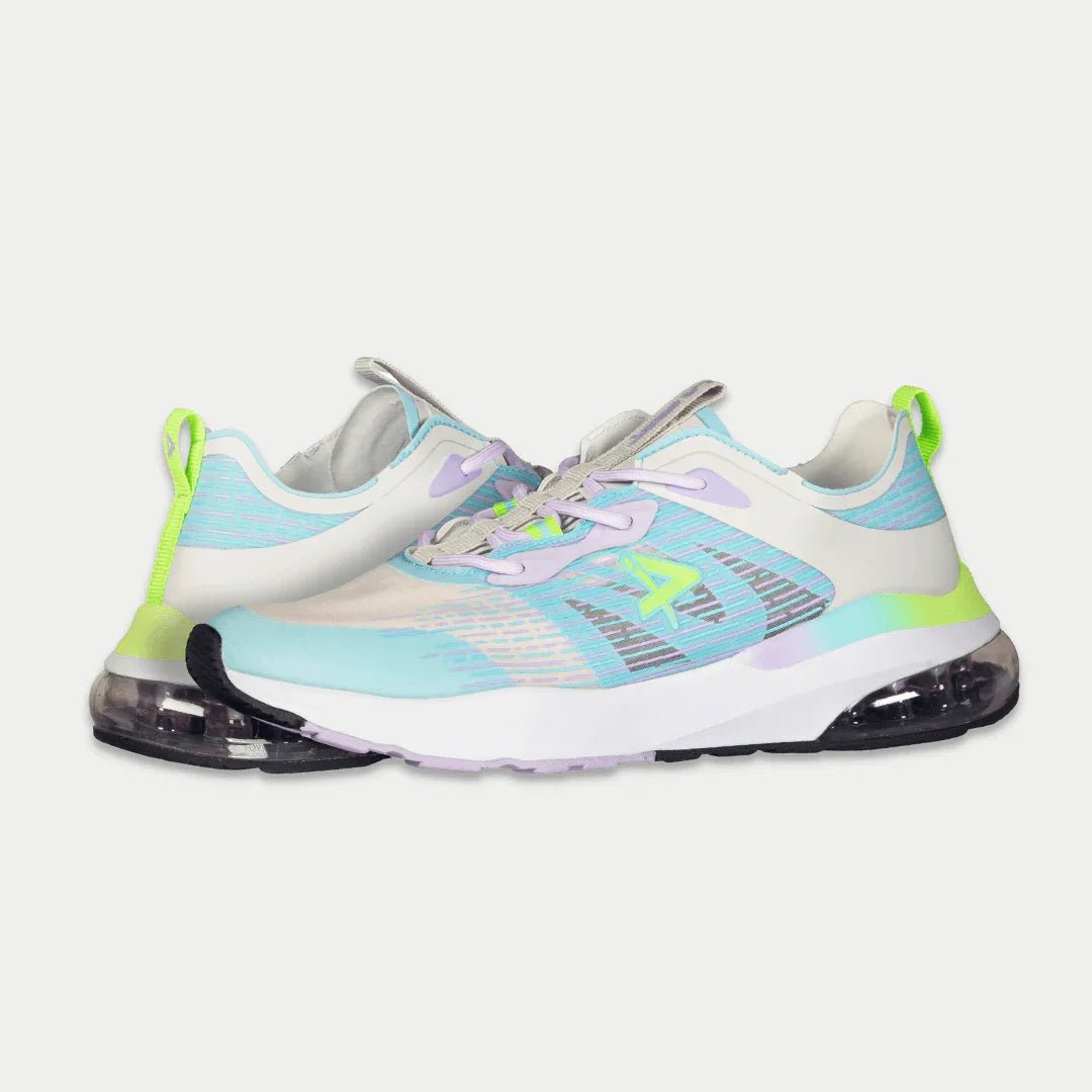 LA Gear Women’s Artesia Lowtop | Gray x Light Blue - Willow & Luna