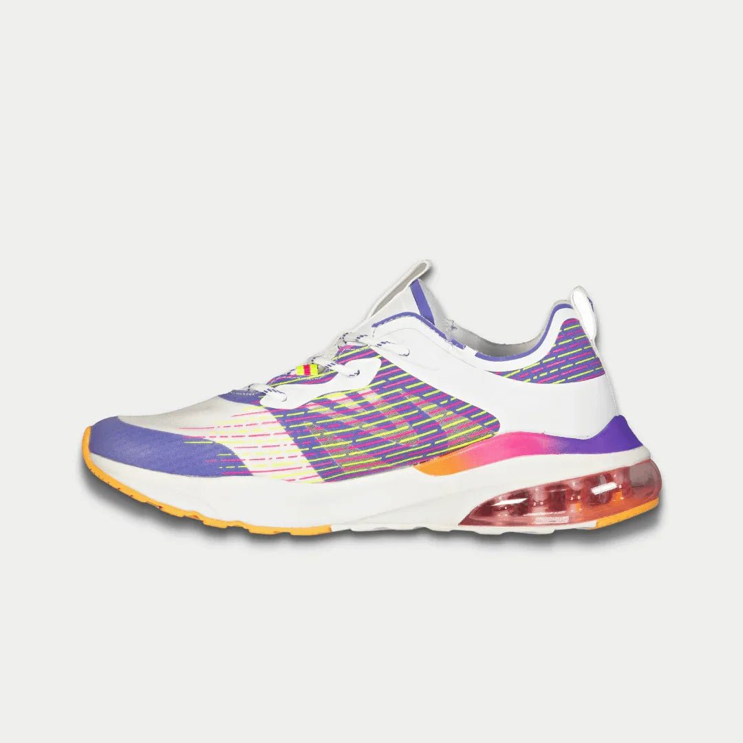 LA Gear Women's Artesia Lowtop | White x Purple x Orange - Willow & Luna