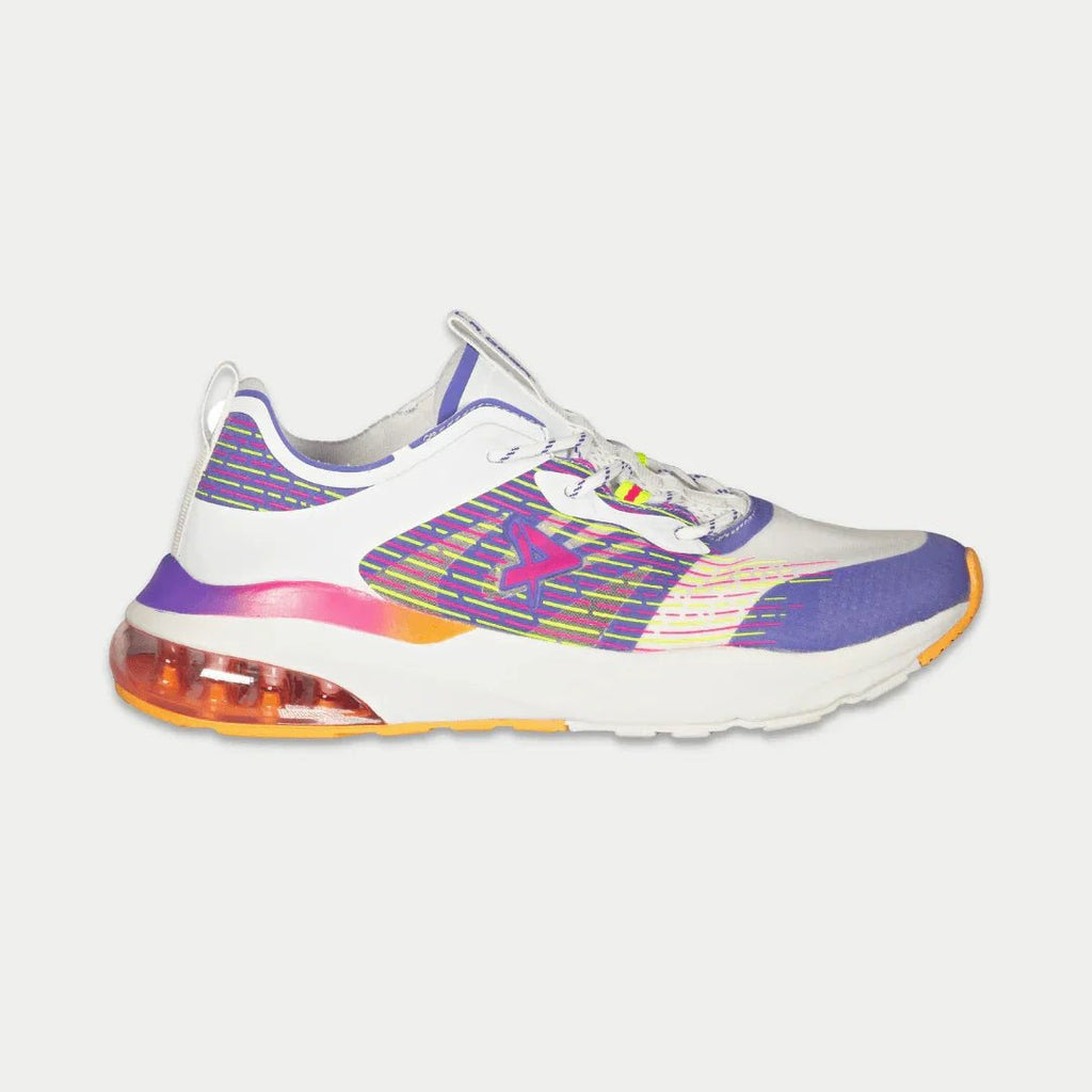 LA Gear Women's Artesia Lowtop | White x Purple x Orange - Willow & Luna