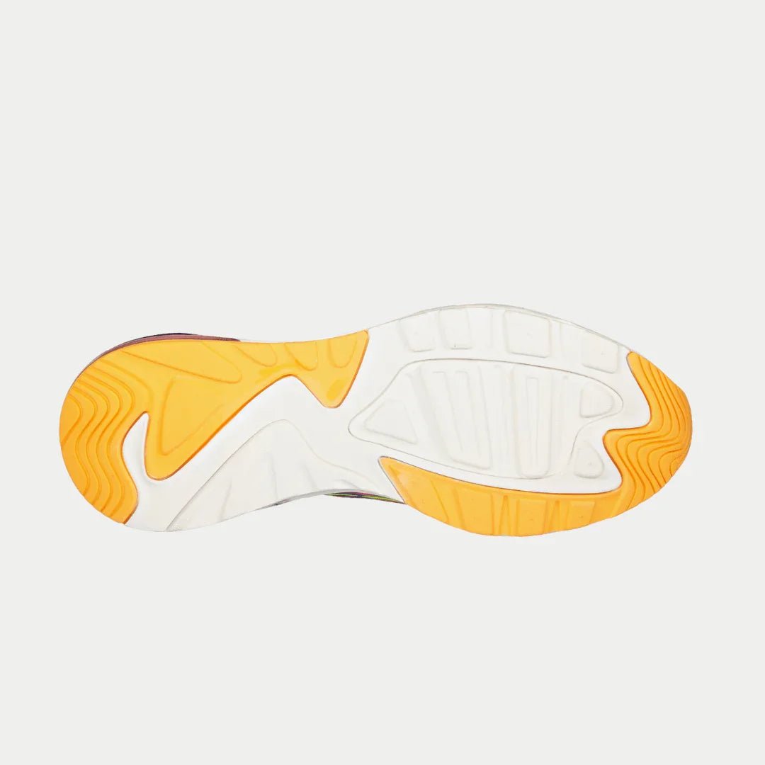 LA Gear Women's Artesia Lowtop | White x Purple x Orange - Willow & Luna