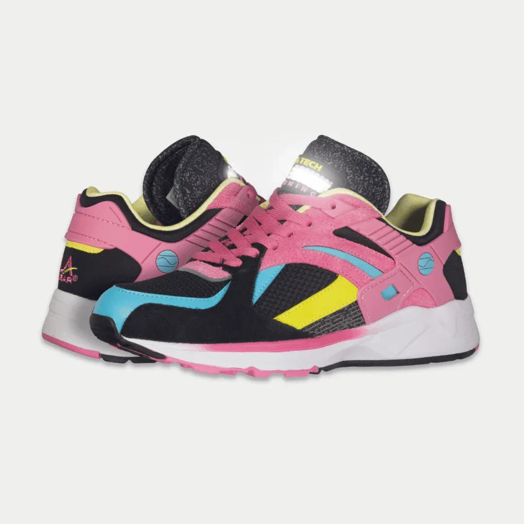 LA Gear Women's Catapult Light - Up Lowtop | Black x Pink - Willow & Luna