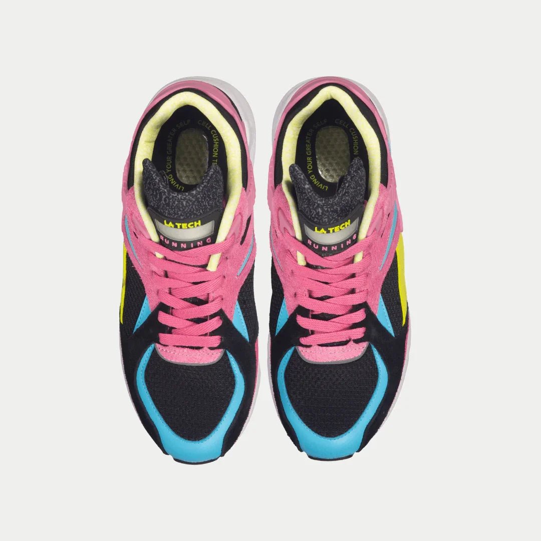 LA Gear Women's Catapult Light - Up Lowtop | Black x Pink - Willow & Luna