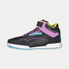 LA Gear Women's Flame Hightop | Black x Purple x Turquoise - Willow & Luna