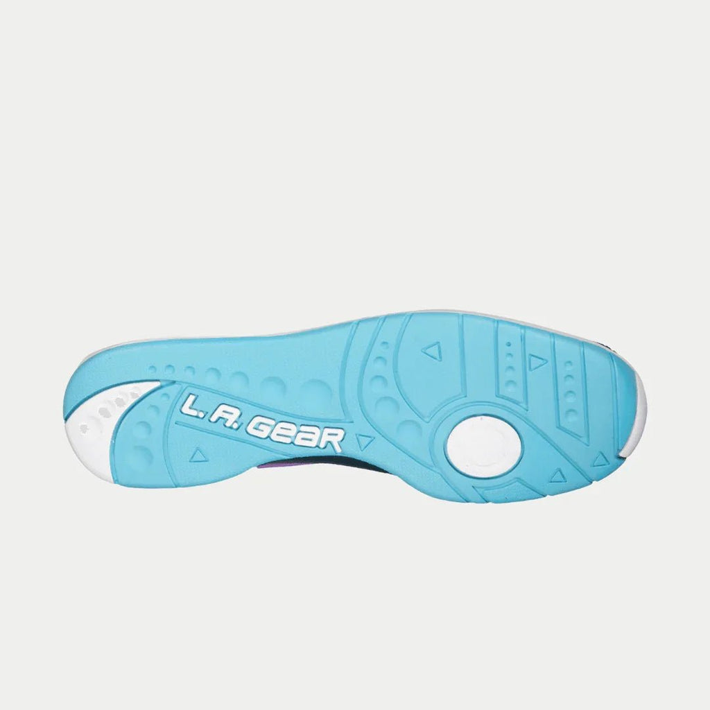 LA Gear Women's Flame Hightop | Black x Purple x Turquoise - Willow & Luna