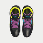 LA Gear Women's Flame Hightop | Black x Purple x Turquoise - Willow & Luna