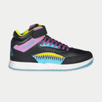 LA Gear Women's Flame Hightop | Black x Purple x Turquoise - Willow & Luna