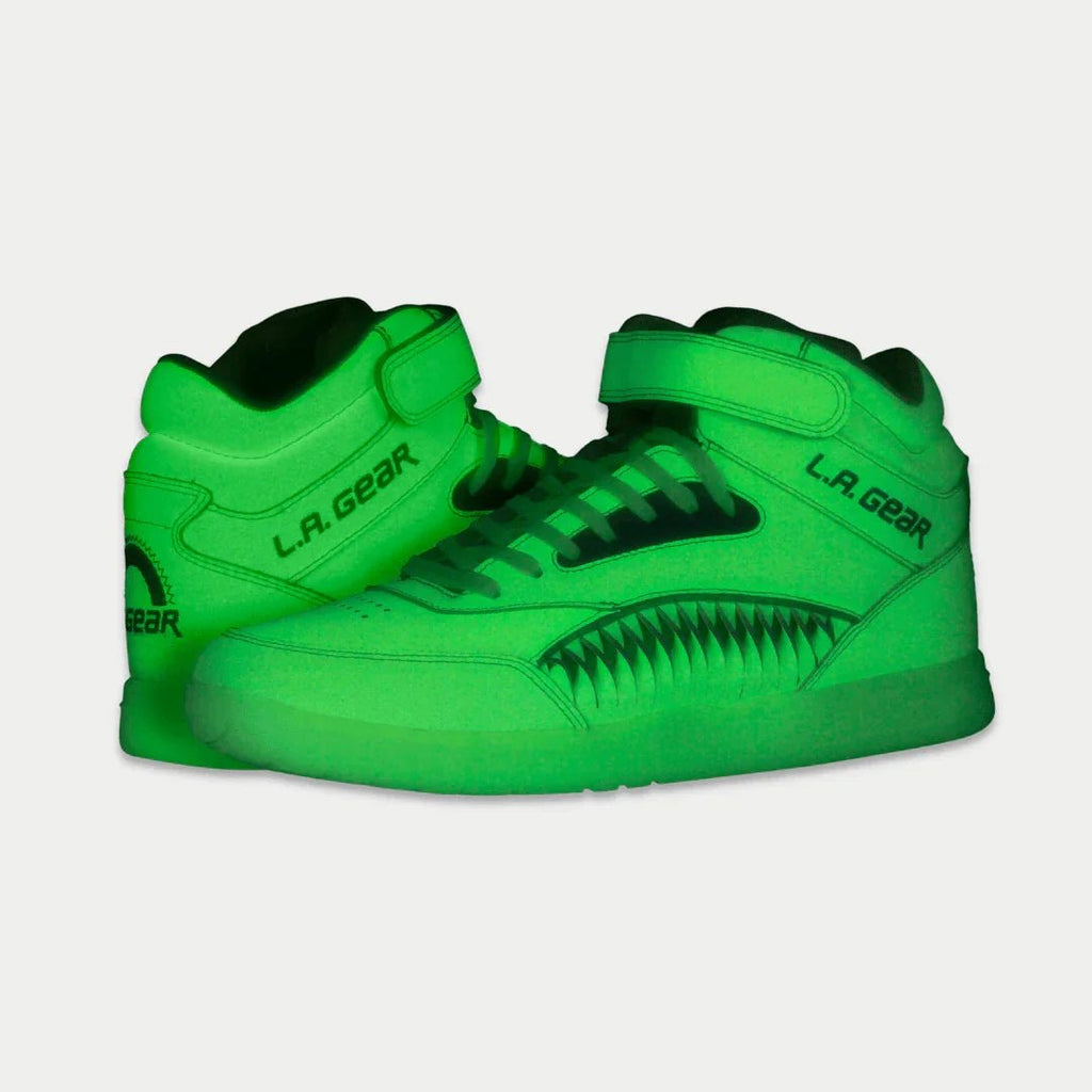 LA Gear Women’s Flame Hightop | Neon Yellow Glow - Willow & Luna