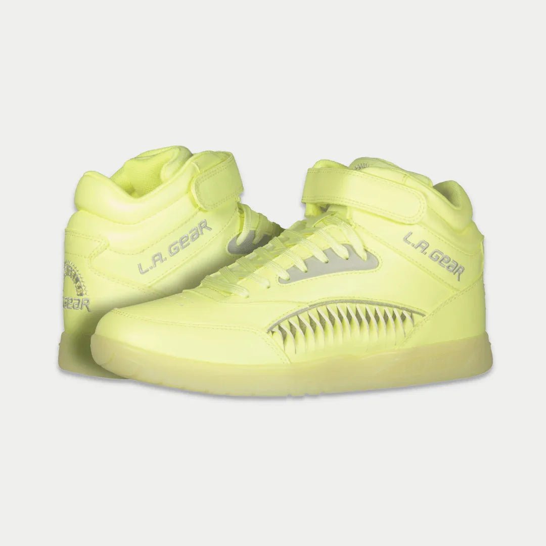 LA Gear Women’s Flame Hightop | Neon Yellow Glow - Willow & Luna