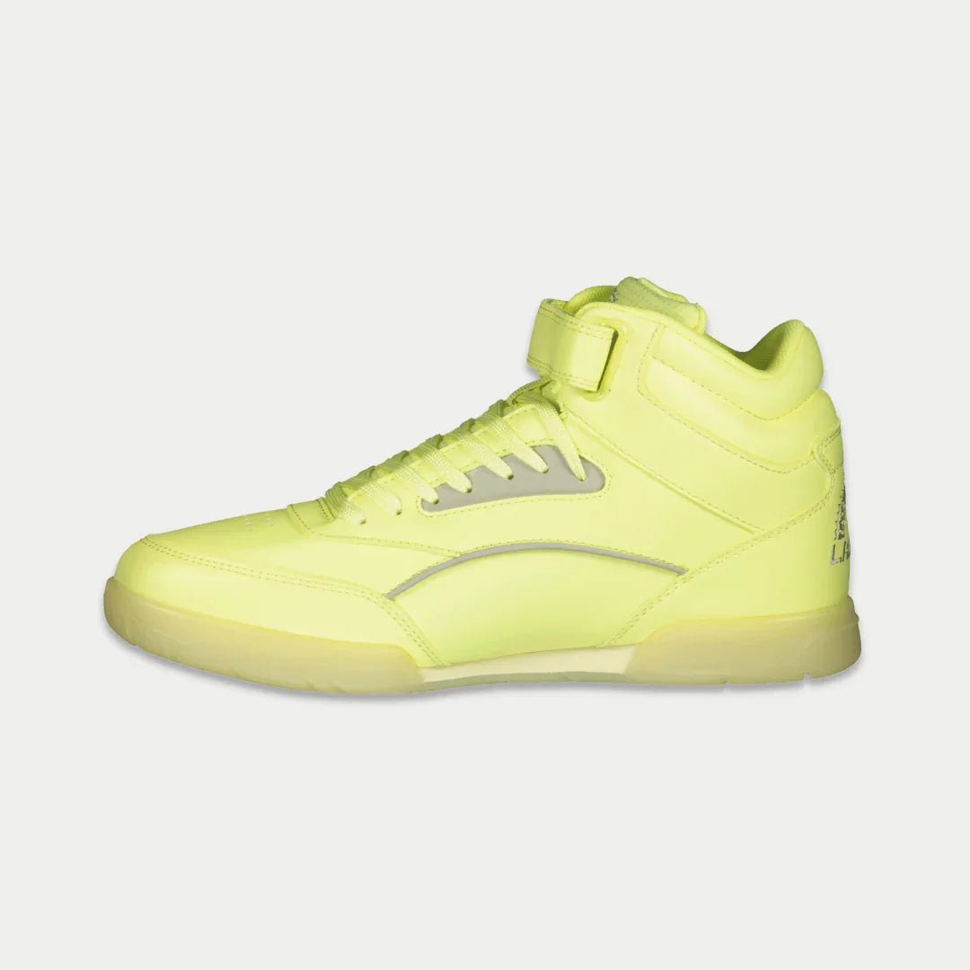LA Gear Women’s Flame Hightop | Neon Yellow Glow - Willow & Luna