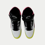 LA Gear Women's Flame Retro Hightop | Black x Pink x Lime - Willow & Luna