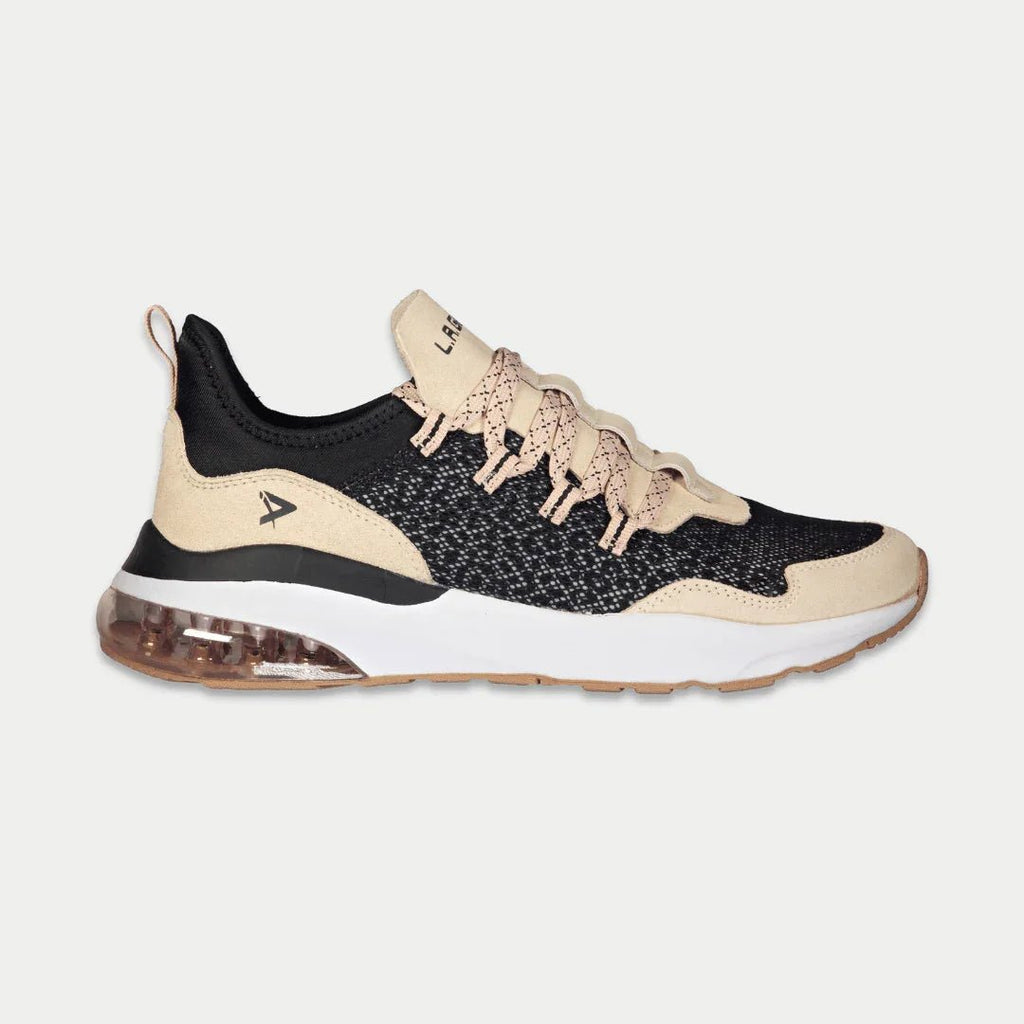 LA Gear Women’s Runyon Lowtop | Black x Pink - Willow & Luna