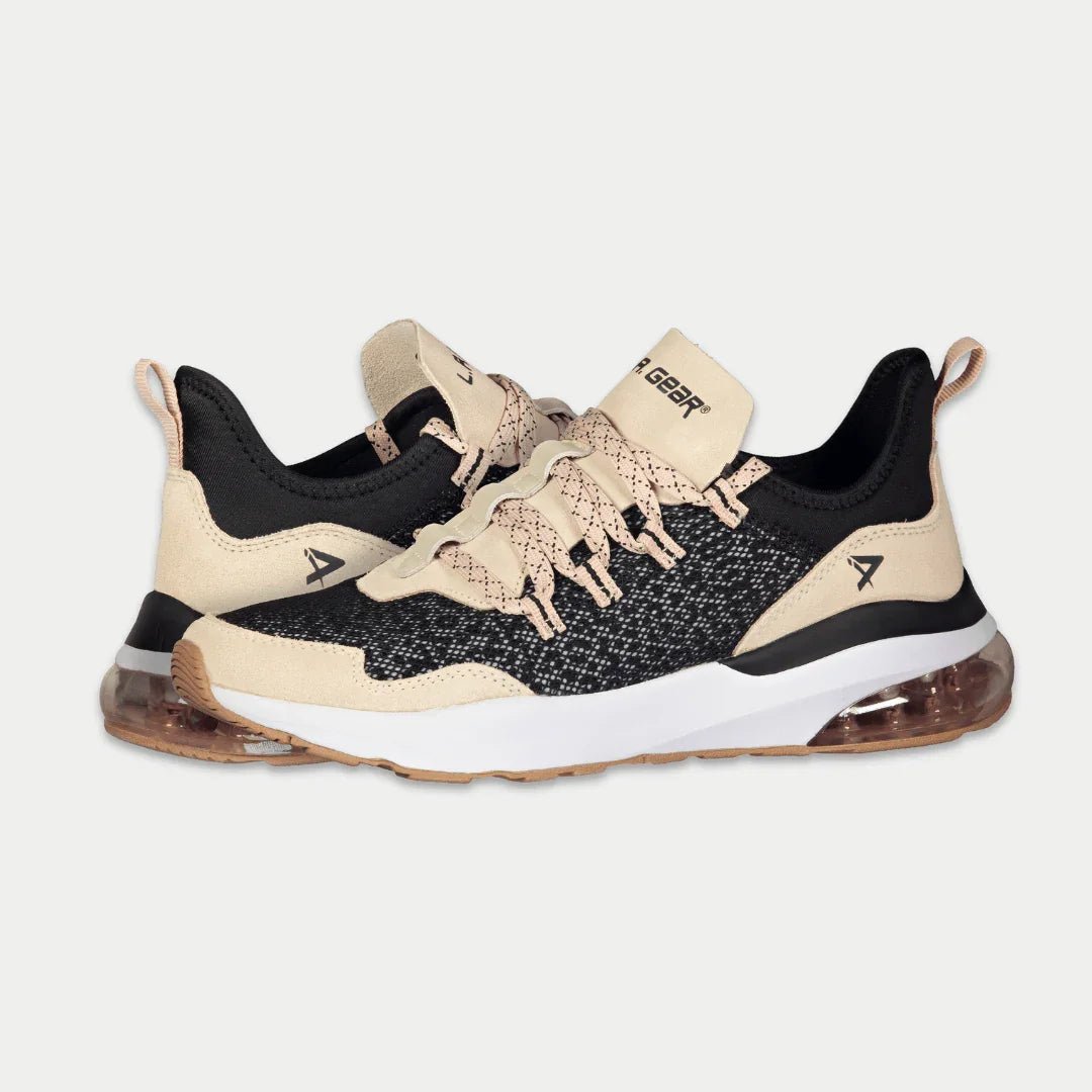 LA Gear Women’s Runyon Lowtop | Black x Pink - Willow & Luna