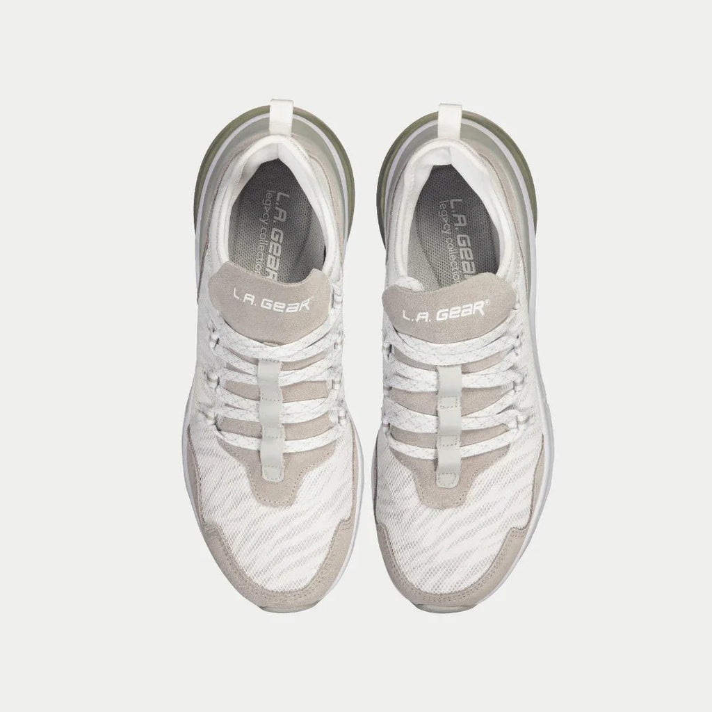 LA Gear Women's Runyon Lowtop | White x Gray - Willow & Luna