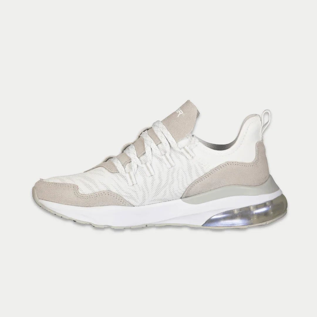 LA Gear Women's Runyon Lowtop | White x Gray - Willow & Luna