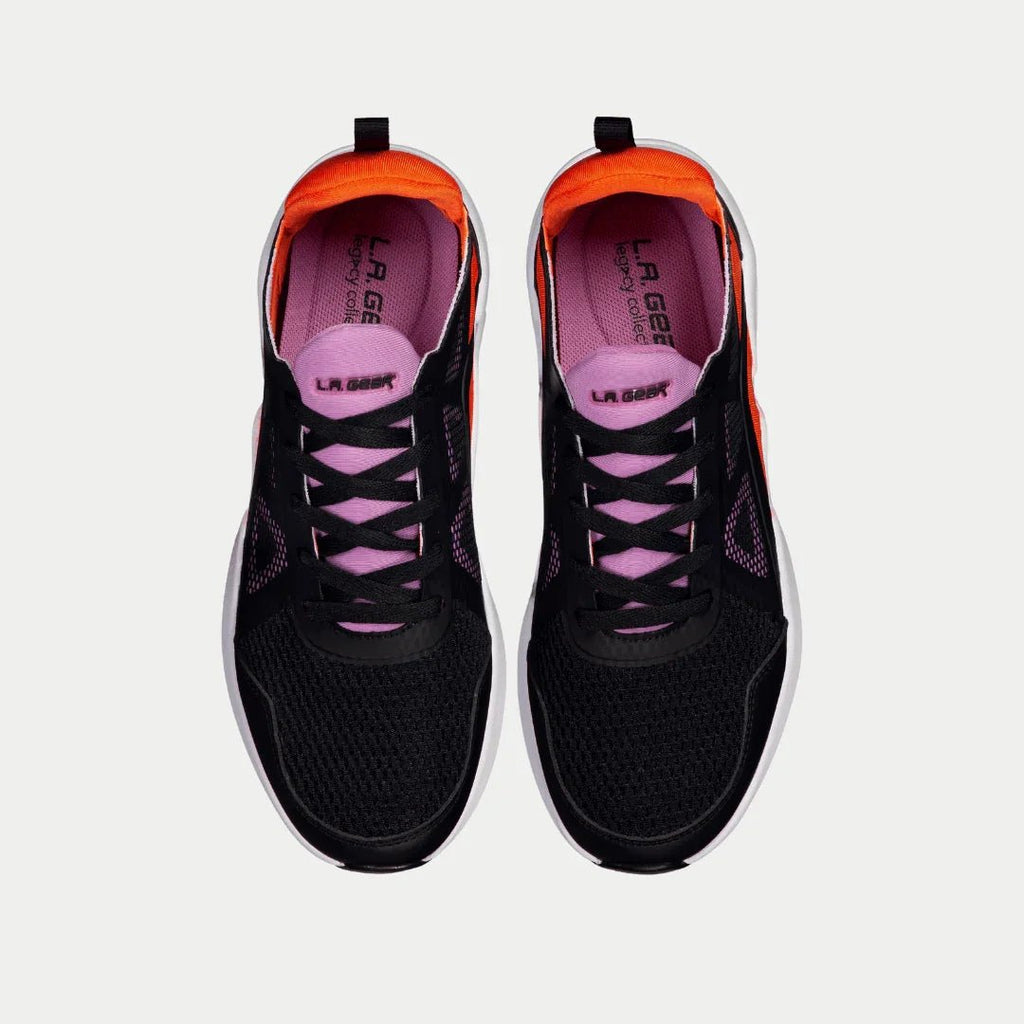 LA Gear Women’s Tarzana Lowtop | Black x Orange - Willow & Luna