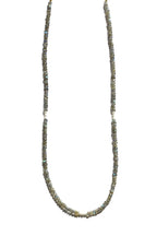 Labradorite and Pearl Beaded Necklace - Willow & Luna