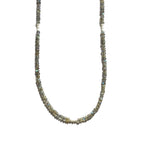 Labradorite and Pearl Beaded Necklace - Willow & Luna