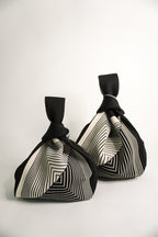 Labyrinth Black Handbag - Willow & Luna