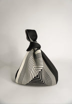 Labyrinth Black Handbag - Willow & Luna