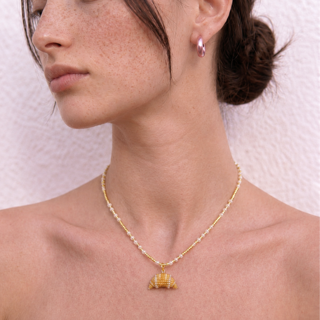 Beaded Croissant