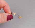 Leaf Stud Earrings - Willow & Luna