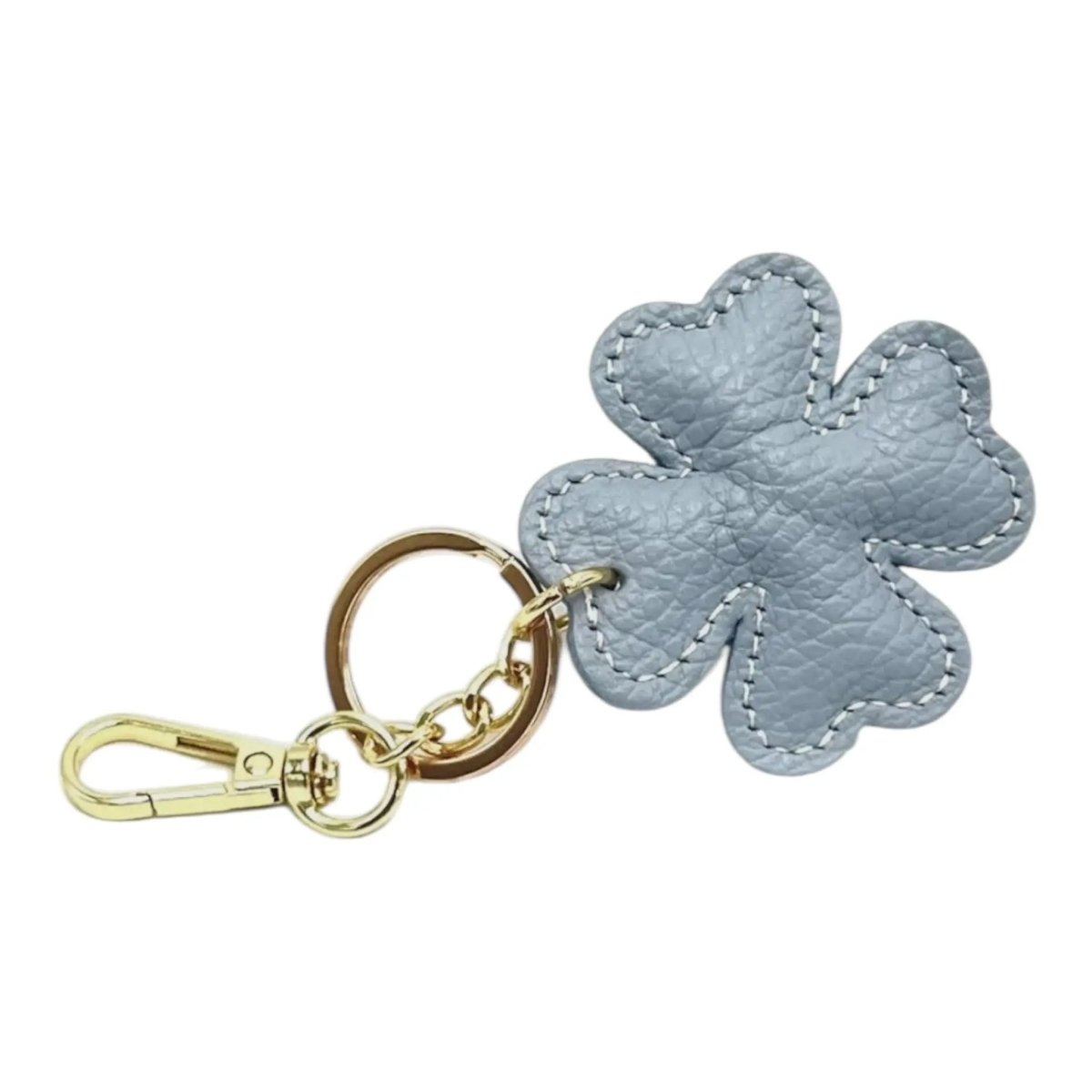LEATHER CLOVER HANDBAG CHARM - Willow & Luna