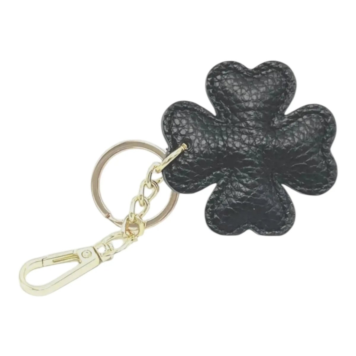 LEATHER CLOVER HANDBAG CHARM - Willow & Luna