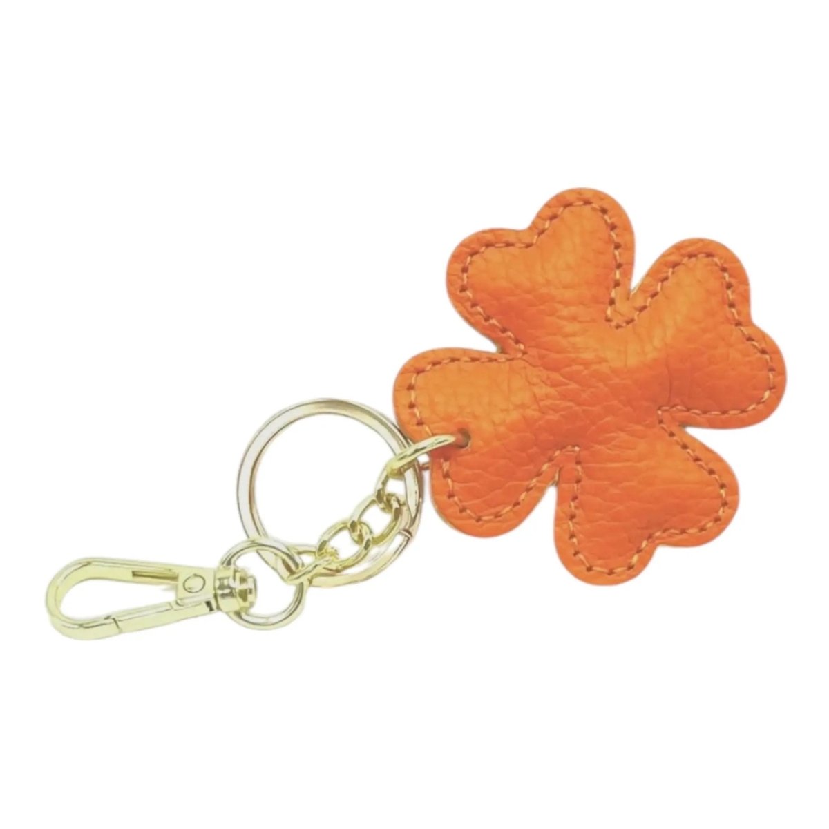 LEATHER CLOVER HANDBAG CHARM - Willow & Luna