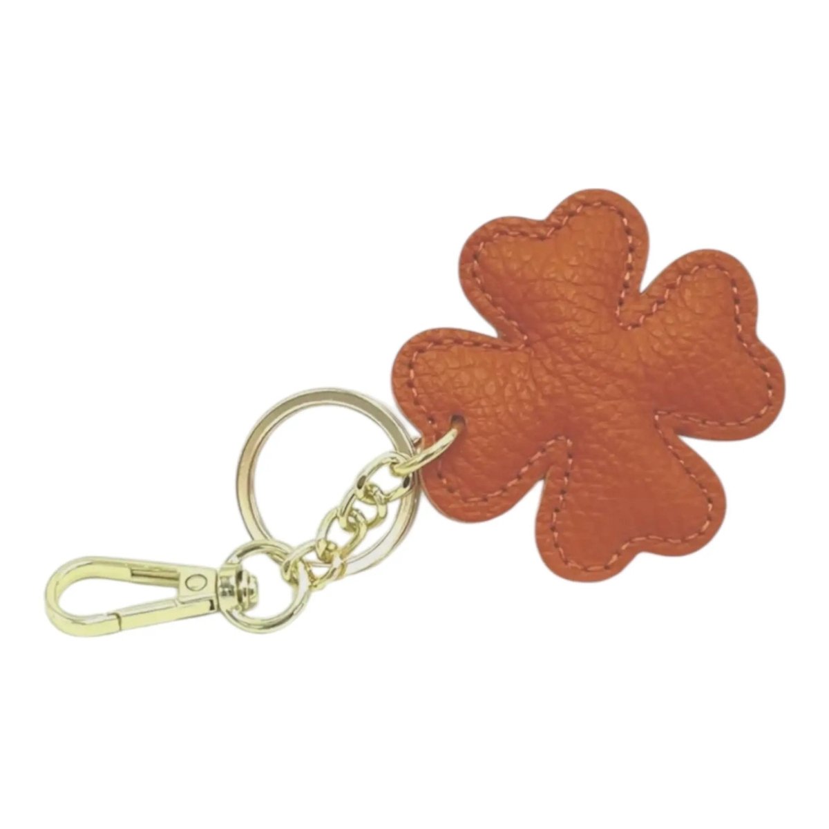 LEATHER CLOVER HANDBAG CHARM - Willow & Luna
