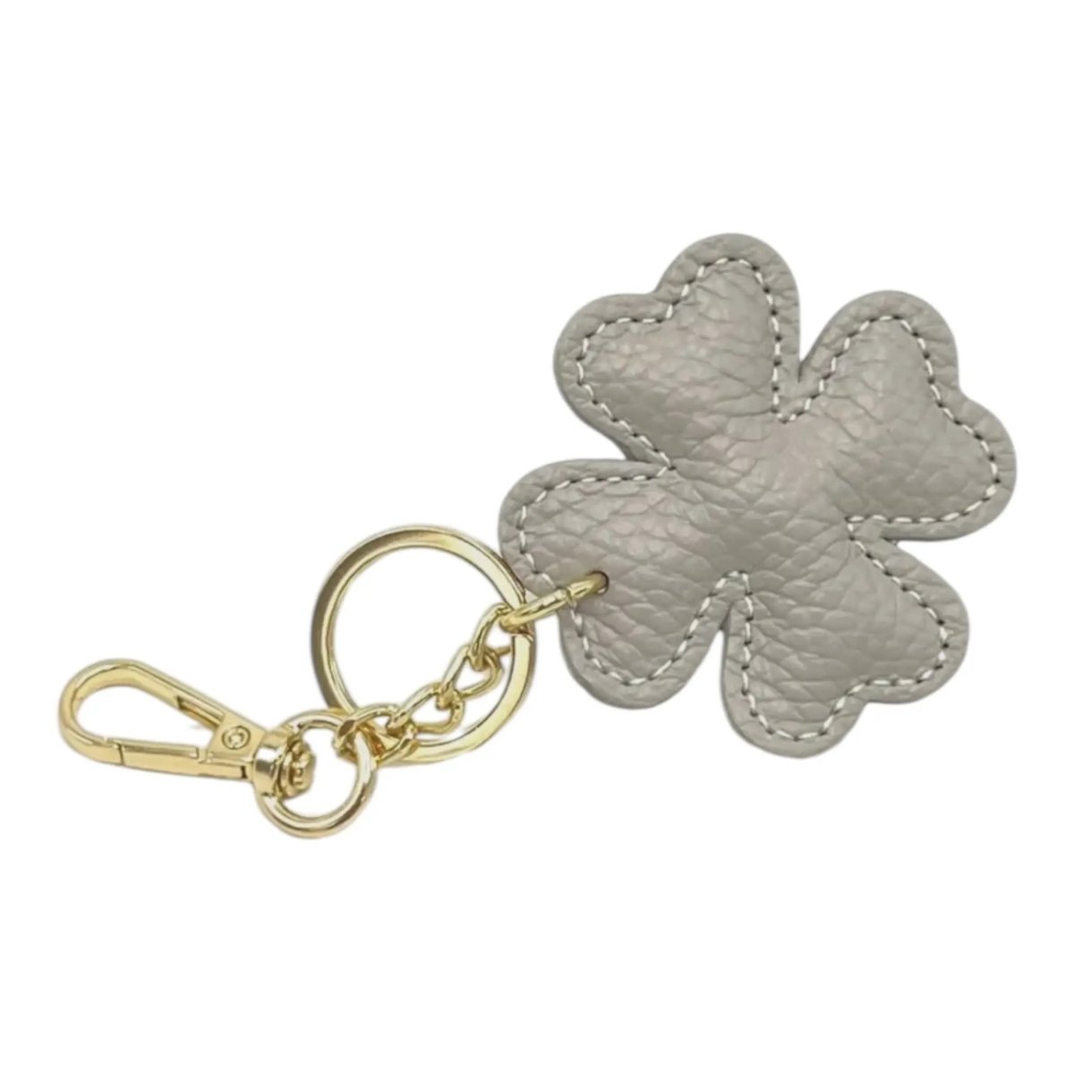 LEATHER CLOVER HANDBAG CHARM - Willow & Luna