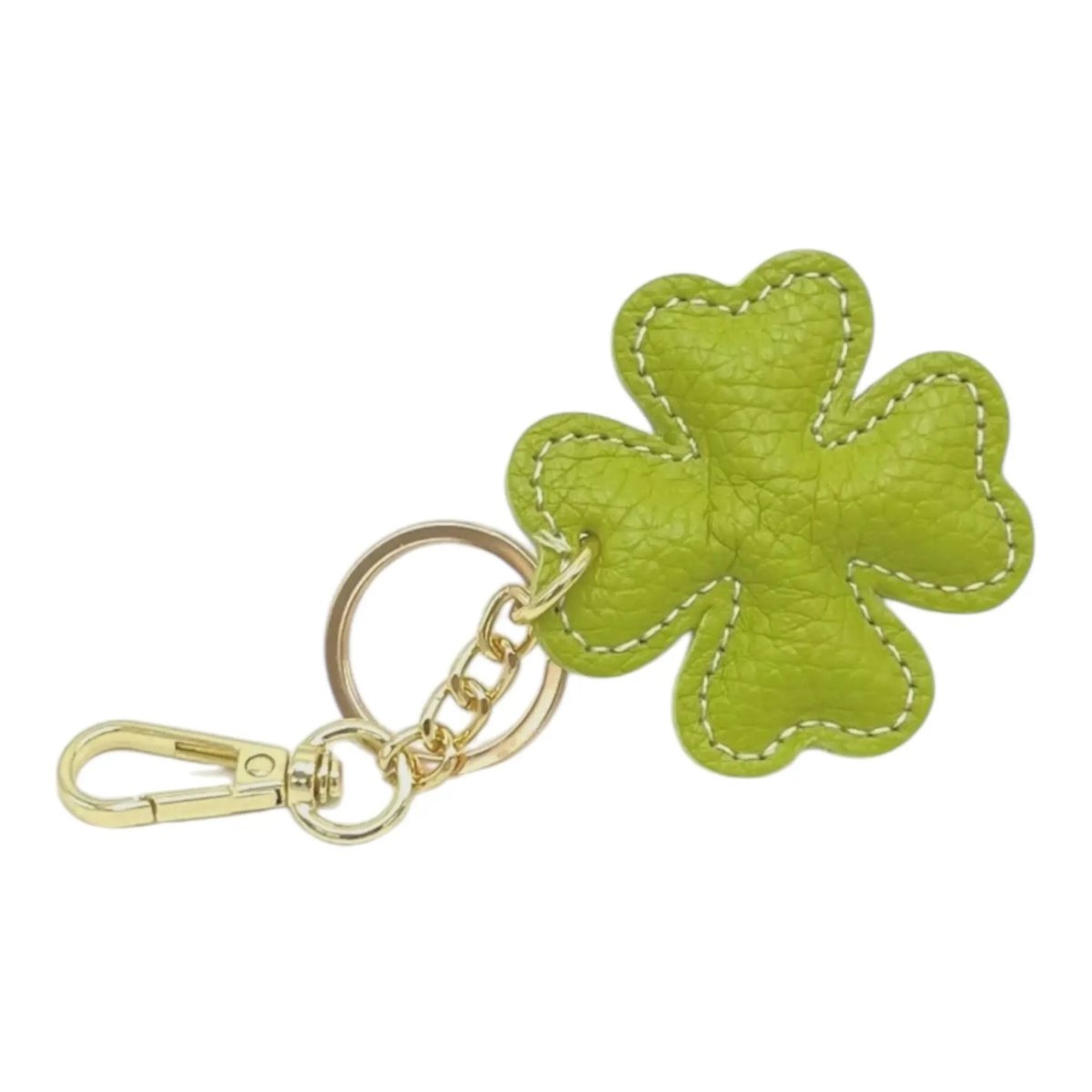 LEATHER CLOVER HANDBAG CHARM - Willow & Luna