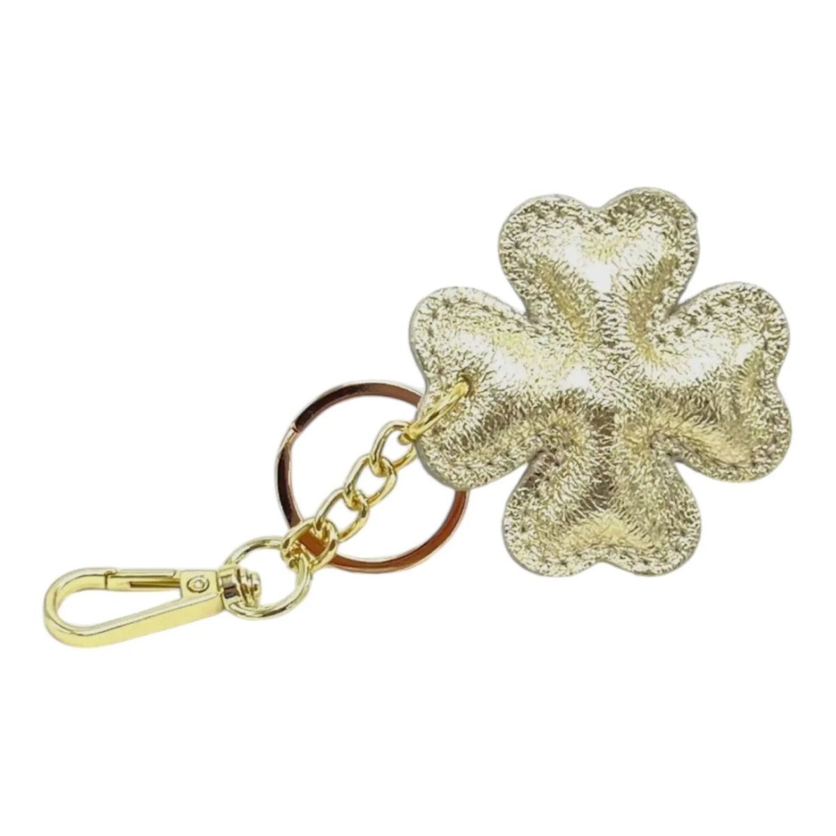 LEATHER CLOVER HANDBAG CHARM - Willow & Luna
