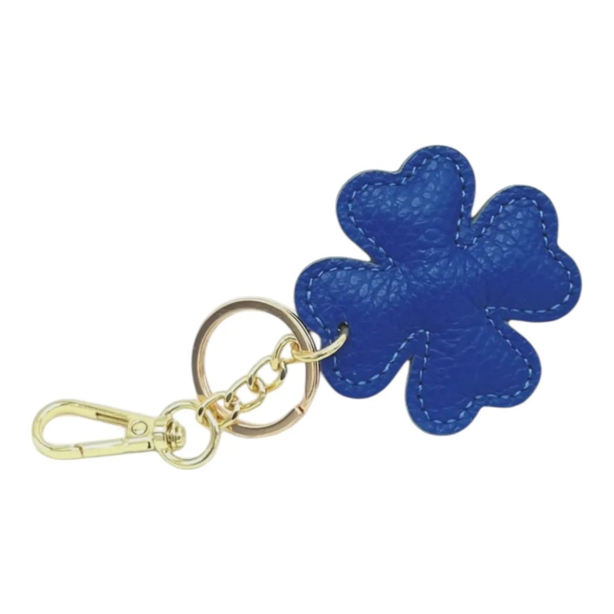 LEATHER CLOVER HANDBAG CHARM - Willow & Luna