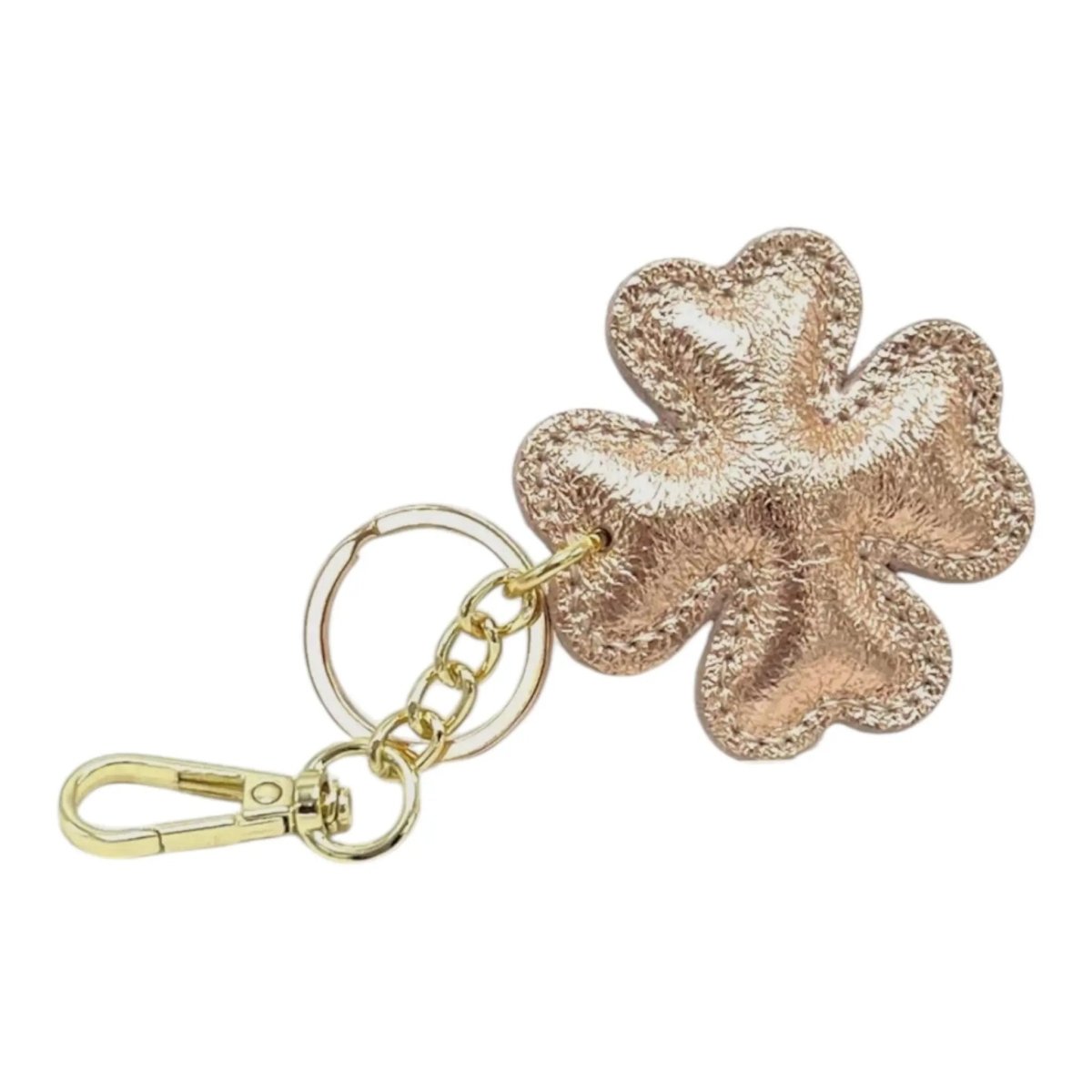 LEATHER CLOVER HANDBAG CHARM - Willow & Luna