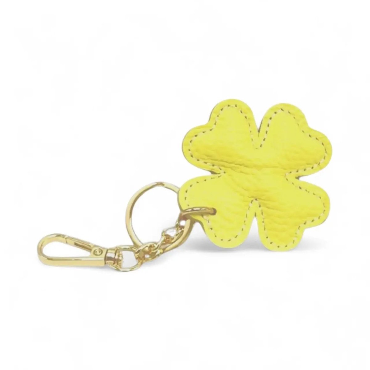 LEATHER CLOVER HANDBAG CHARM - Willow & Luna